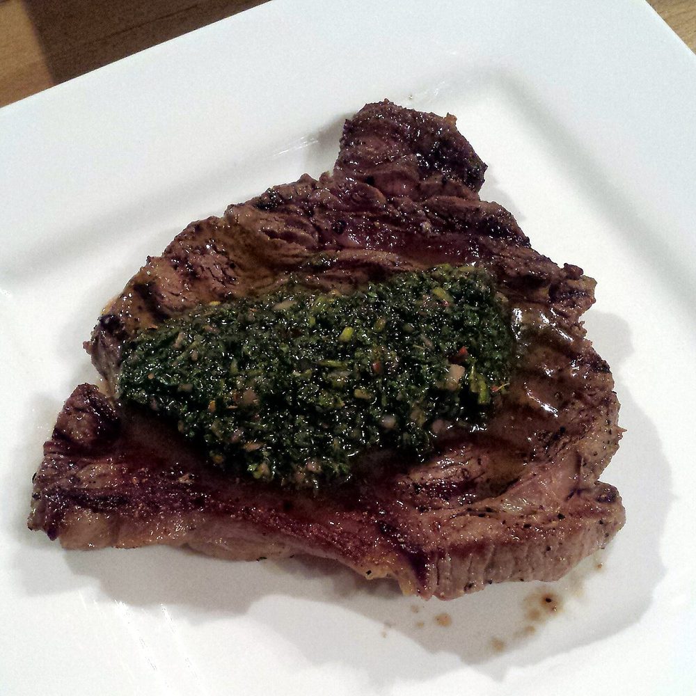 Chimichurri servido