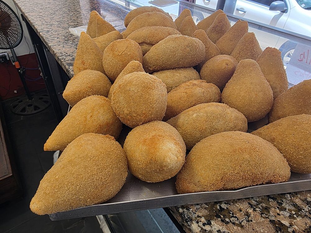 Coxinha servido