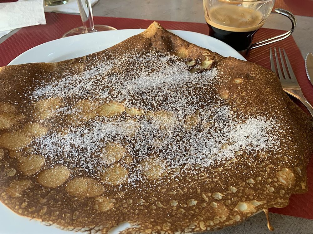 Crepes servido