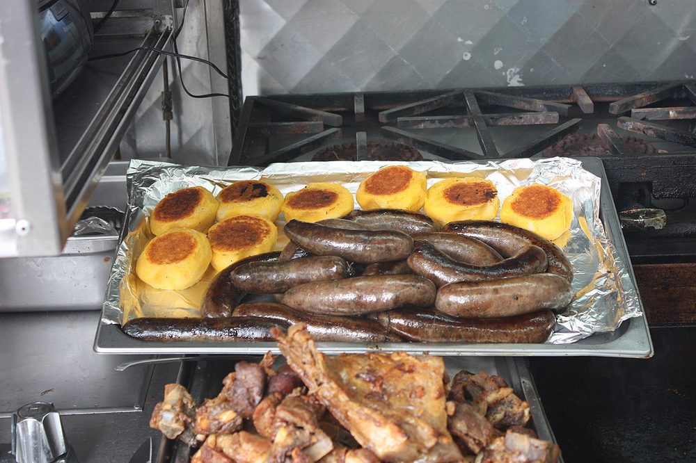 Llapingachos servido